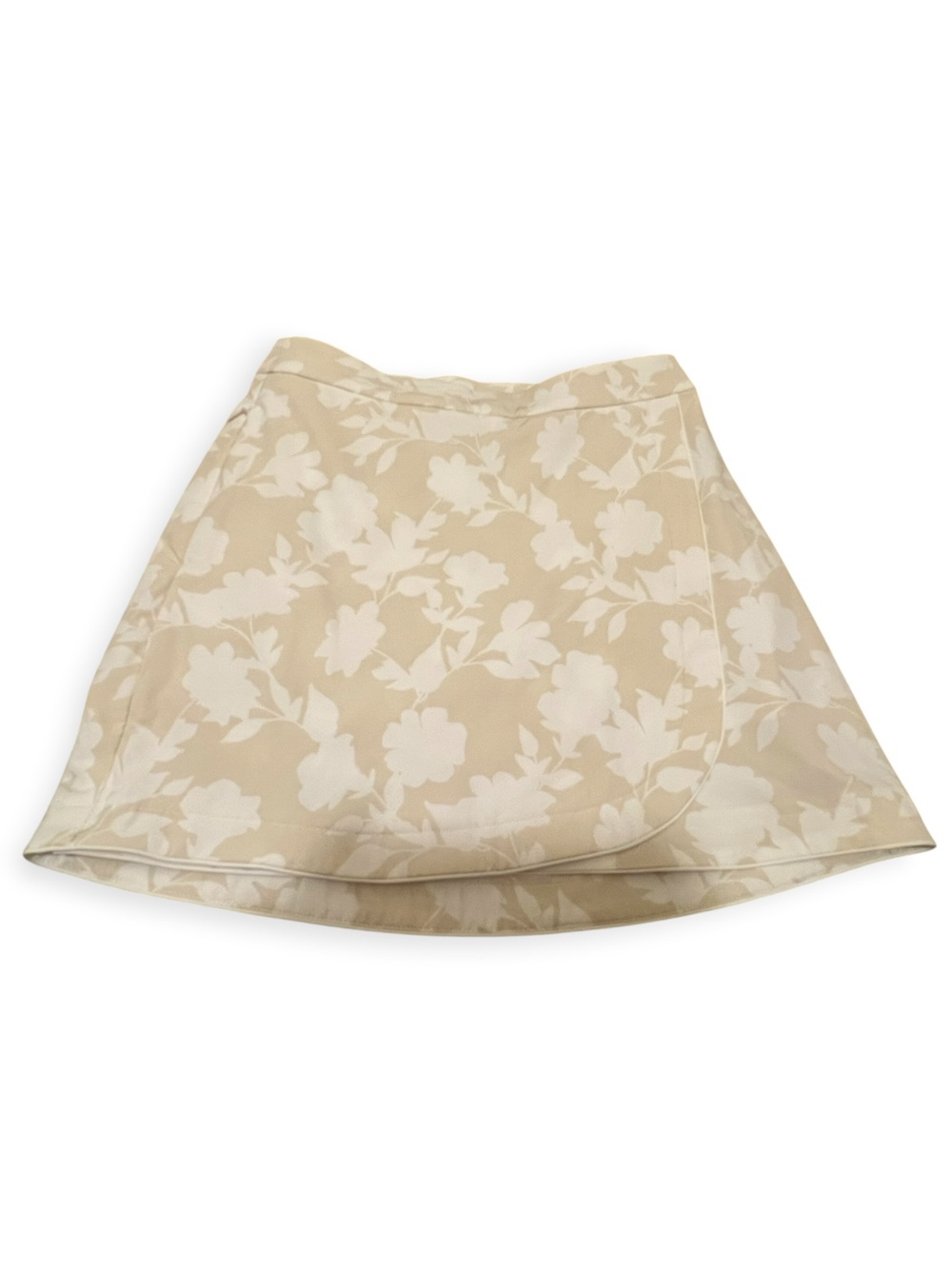 G/FORE Floral Golf Skort Tan White Size 2